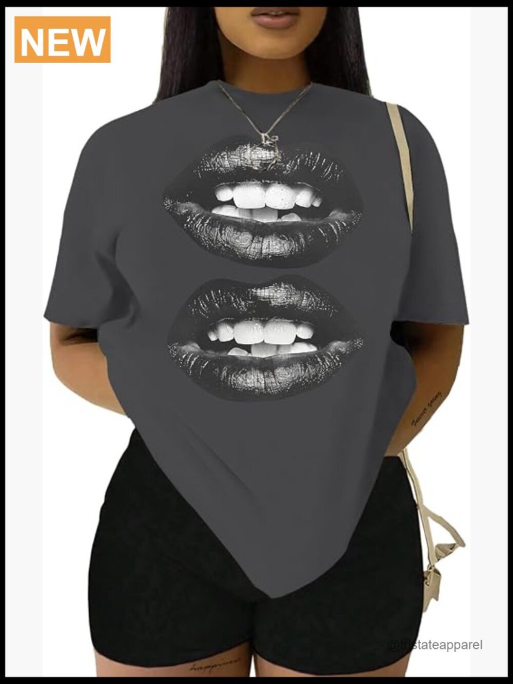 Oversized Graphic Tee Short Sleeve Casual Loose T-Shirt